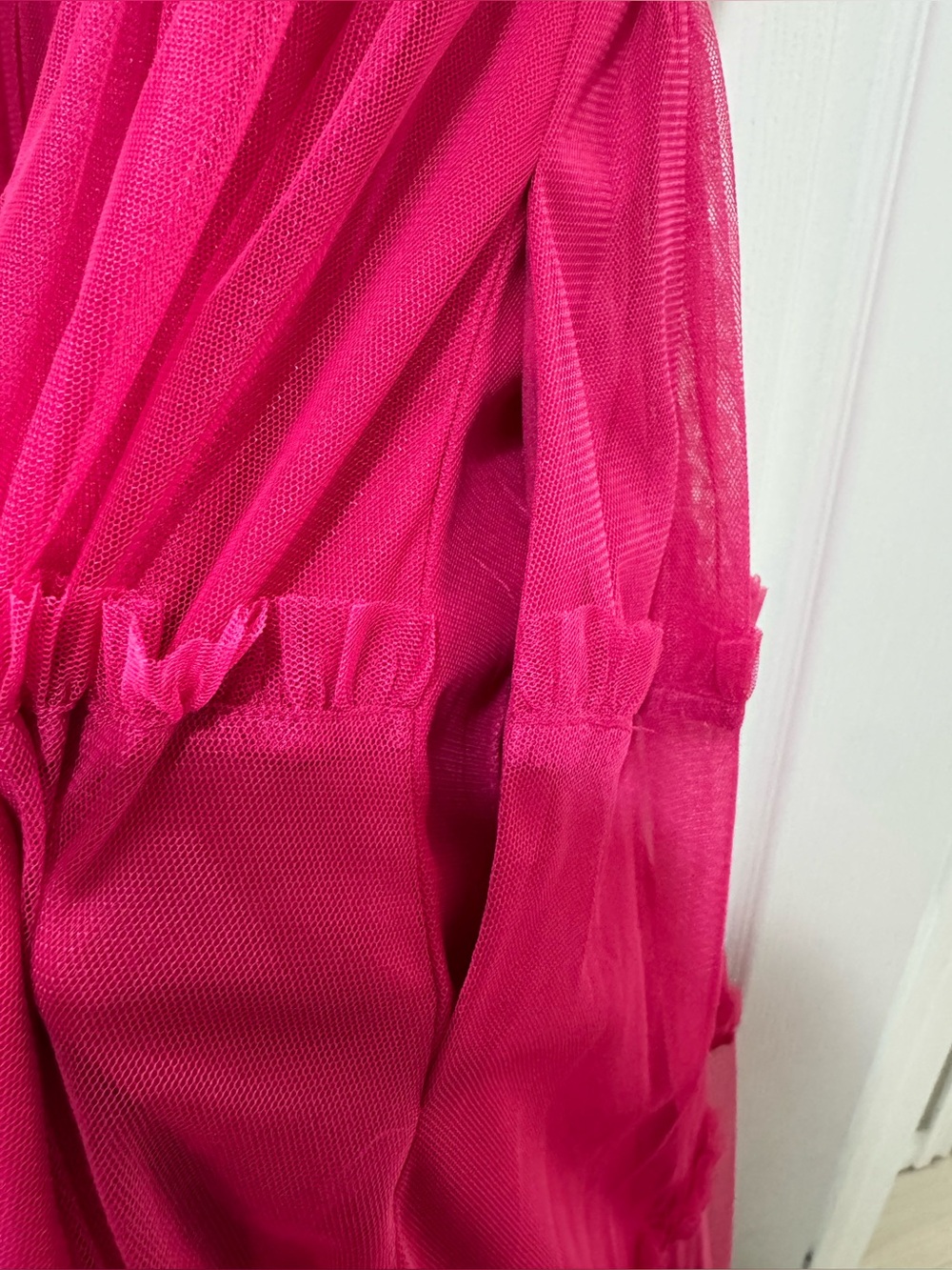 Adrianna Papell Mixed Media Tiered Cocktail Midi Dress - Picture 10 of 12